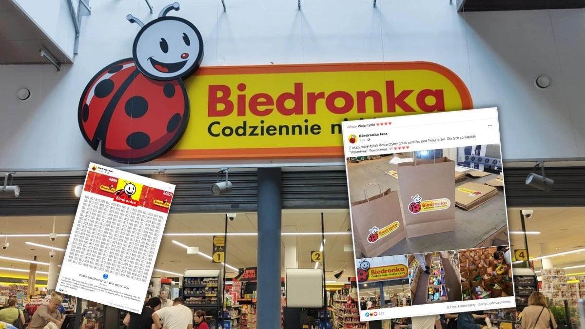 Walentynkowy prezent od Biedronki na Facebooku? Nie bądź naiwny