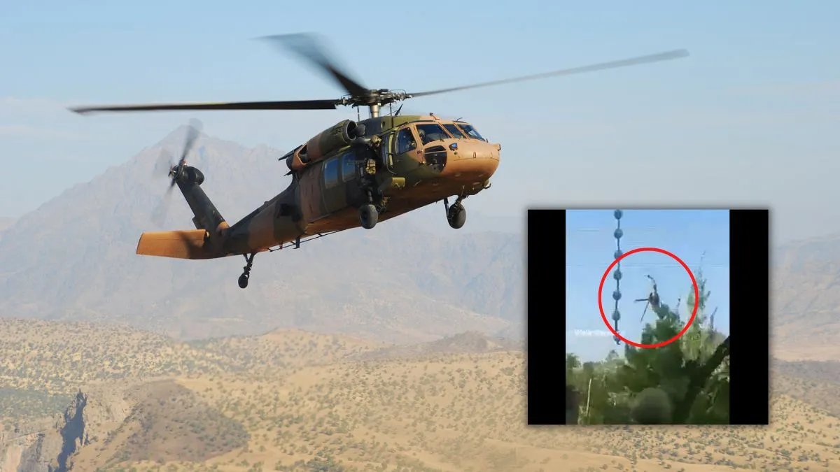 Talibowie przejęli Blackhawka US Army. Lot zakończył się tragicznie