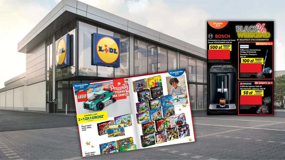 LEGO i tania elektronika w Lidlu od 21.11. Znamy też promocje na Black Weekend