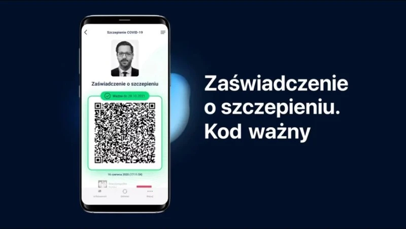 Unijny certyfikat COVID trafił do aplikacji mObywatel
