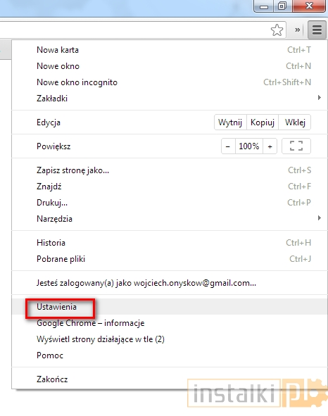 chrome sciezka pobierania 2