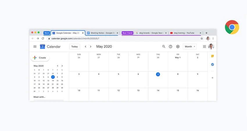 Google Chrome z możliwością grupowania otwartych kart. To będzie świetna funkcja!