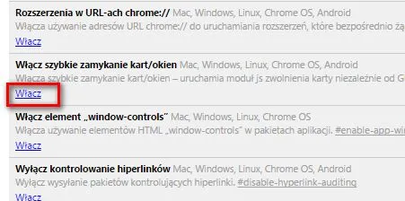 chrome zamykanie kart 2