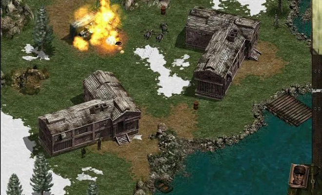 Kultowy Commandos uruchomiony w przeglądarce internetowej