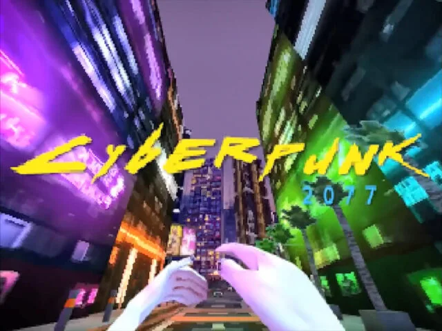 Cyberpunk 2077 jako zabugowana gra na pierwsze PlayStation [wideo]