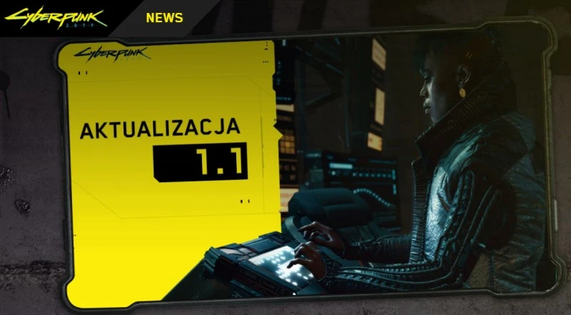 Aktualizacja 1.1 dla Cyberpunk 2077 wydana. Lista zmian jest długa