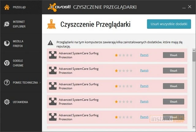 czyszczenie przegladarki