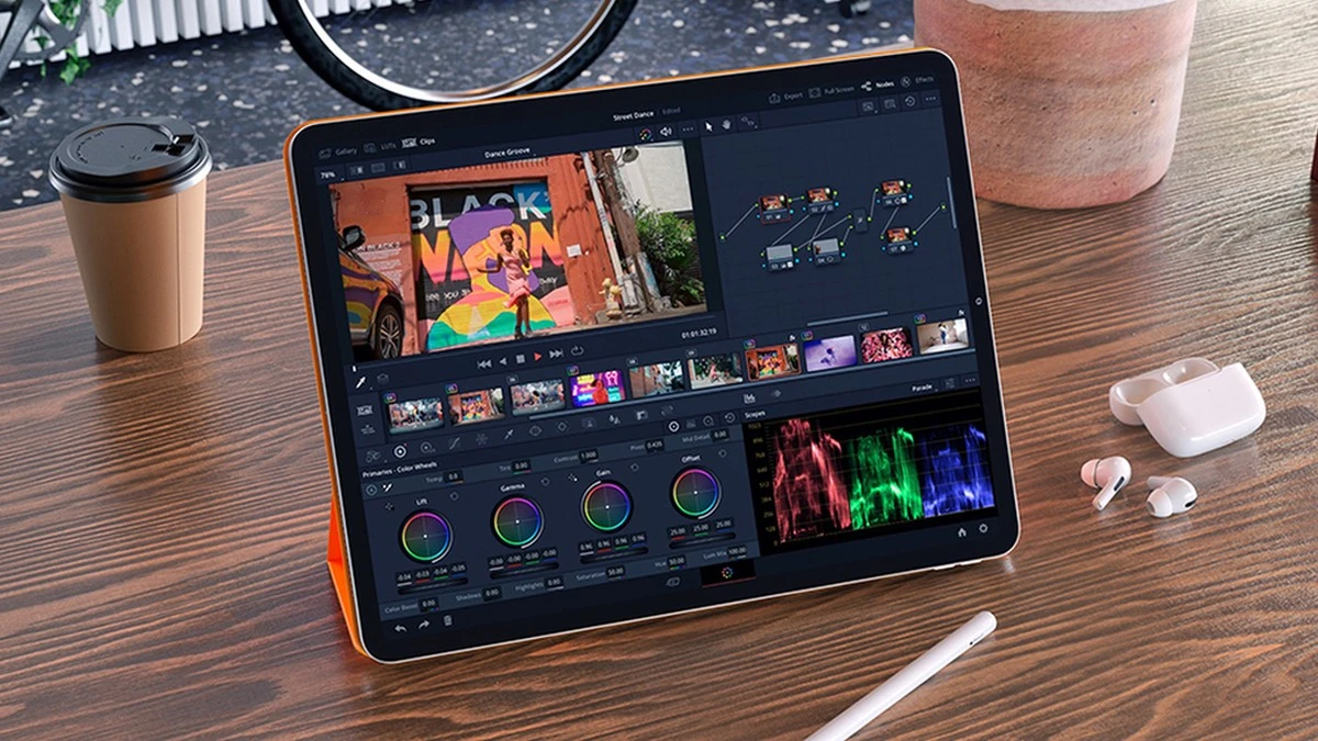 Davinci Resolve 18 nareszcie za darmo dla tabletów Apple iPad