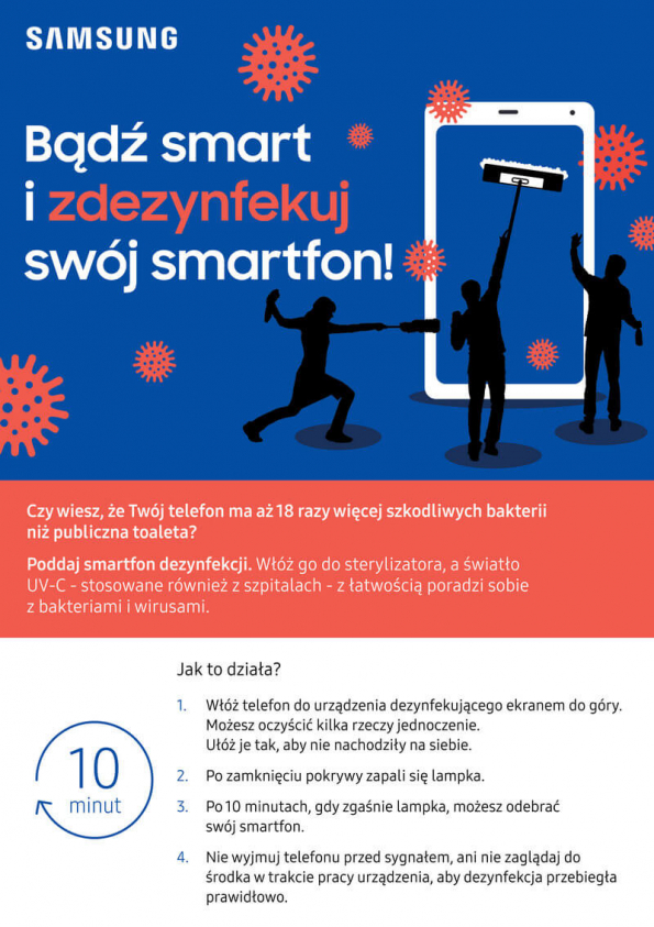 dezynfekcja samsung 2020