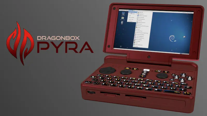 Gamingowy minilaptop ARM na Linuxie. DragonBox Pyra jak GPD Win
