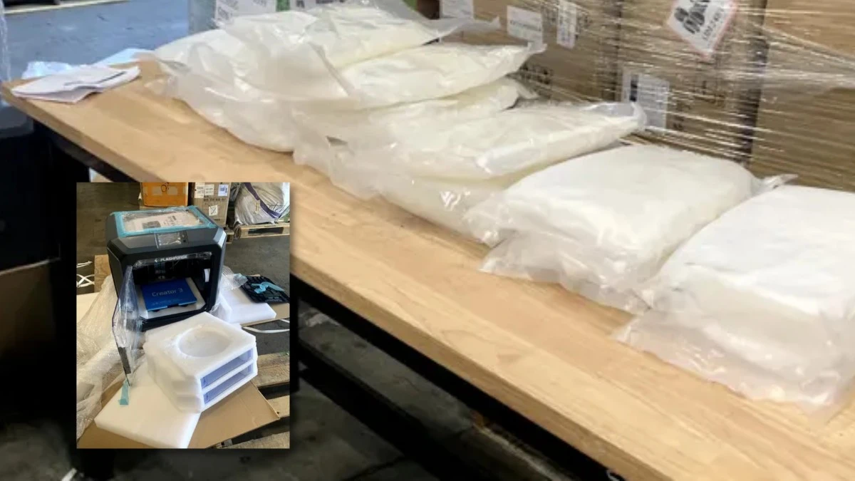Dwaj przemytnicy chcieli przemycić 30 kg metaamfetaminy w drukarkach 3D
