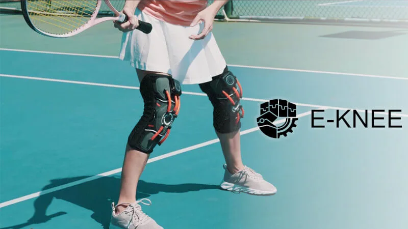 Sportowe smart nakolanniki E-Knee. Poczuj się jakbyś miał wszczepy z Cyberpunka