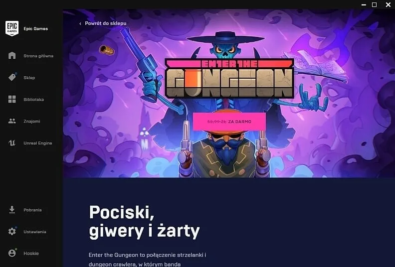 Świetny Enter the Gungeon dostępny za darmo