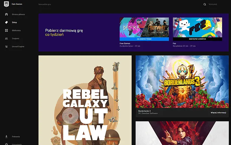 Epic Games Store zaktualizowany – jest ładniejszy i oferuje więcej