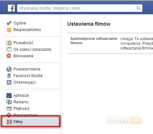 fb automat odtwarz vid 2