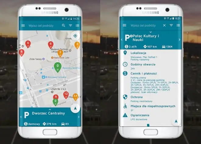 NaviExpert wydaje aplikację, dzięki której znajdziesz miejsce parkingowe