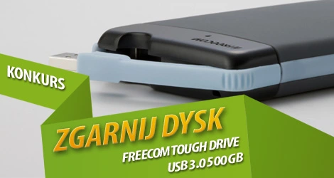 Konkurs Freecom. Do wygrania dysk ToughDrive 500GB USB 3.0