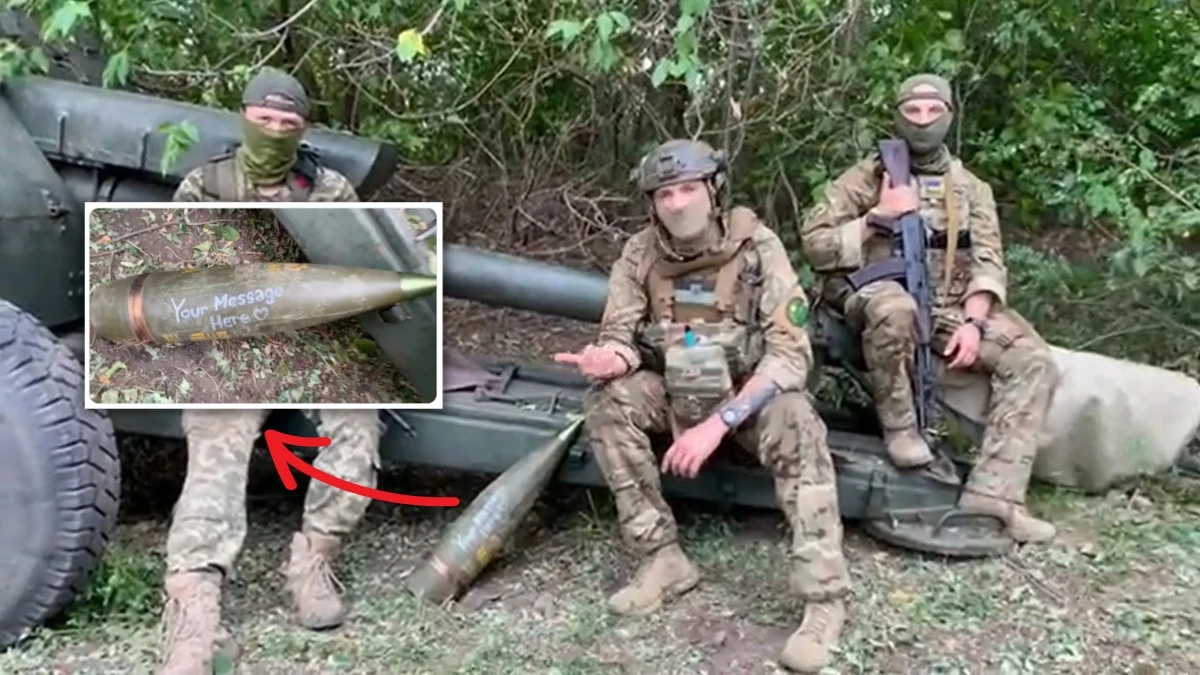 Ukraiński deweloper oferuje podpisy na pociskach, które uderzą w Rosjan