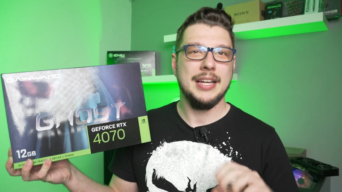 Gainward GeForce RTX 4070 Ghost 12GB GDDR6X – wideorecenzja