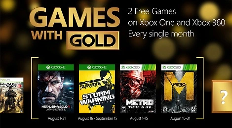 Znamy rozpiskę Games with Gold na sierpień