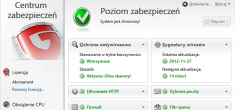 Aktualizacja antywirusów G Data wprowadza obsługę Windows 8