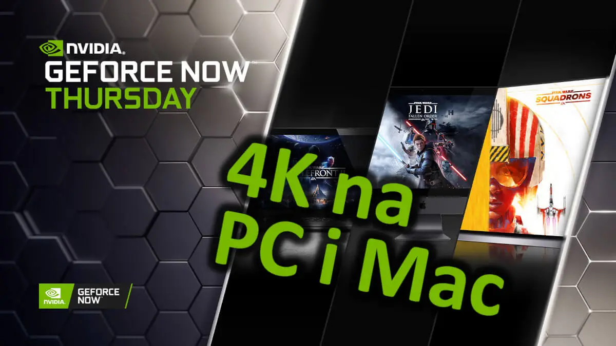 Przełom w GeForce Now, w końcu 4K na PC i Mac. Abonament RTX 3080 coraz lepszy