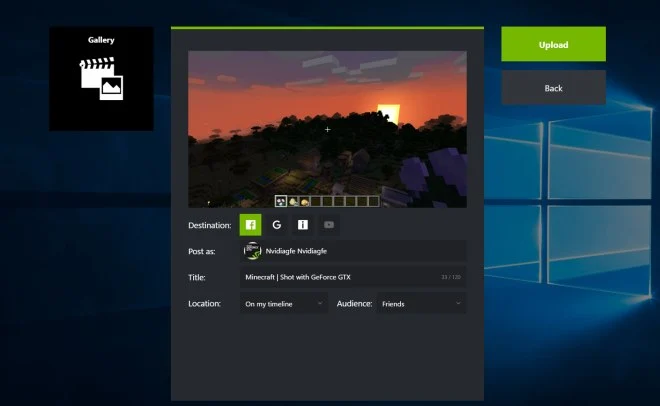 GeForce Experience z obsługą OpenGL i Vulkan. Pozwoli nagrywać Minecrafta