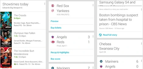 Google Now teraz także w przeglądarce