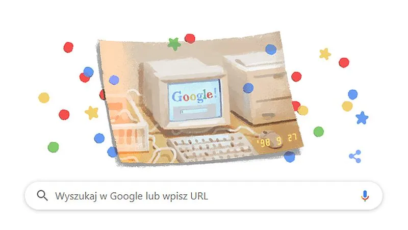 O rety, ale zleciało! Wyszukiwarka Google świętuje 21. urodziny