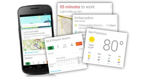 Google Now wyświetli informacje z zewnętrznych aplikacji