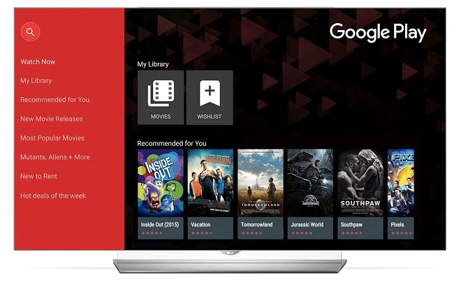 Filmy i TV Google Play pojawi się na telewizorach LG