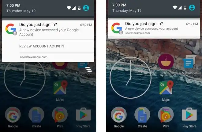 Google powiadomi o logowaniu do konta z nowego urządzenia