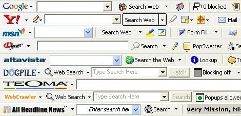 Czystszy i szybszy Google Toolbar 7