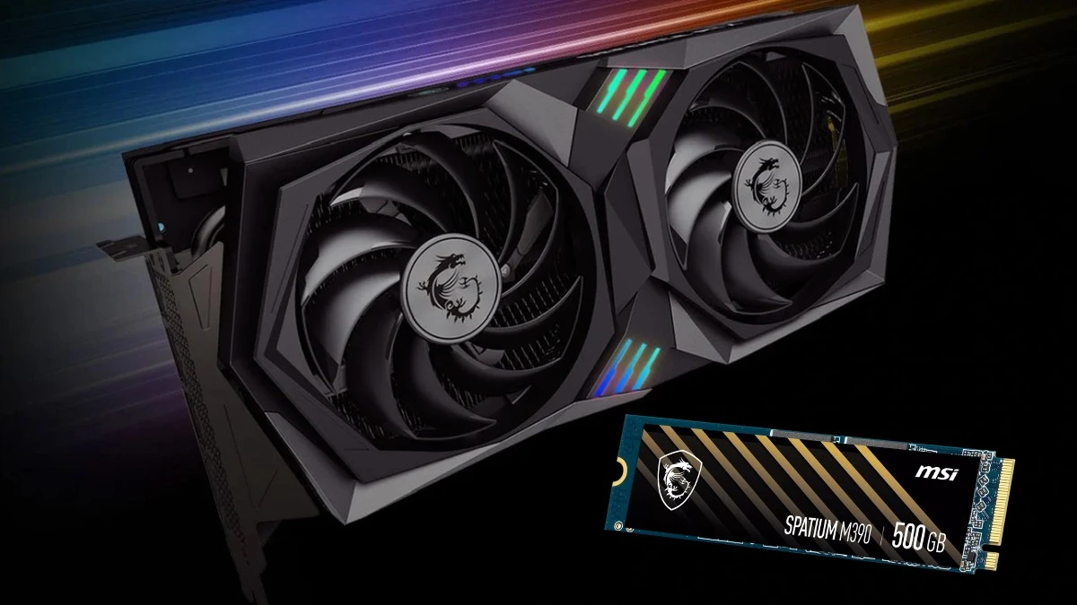 Kup kartę graficzną MSI, odbierz dysk SSD gratis