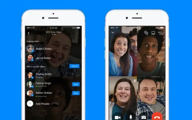 Facebook Messenger wzbogacony o grupowe rozmowy wideo