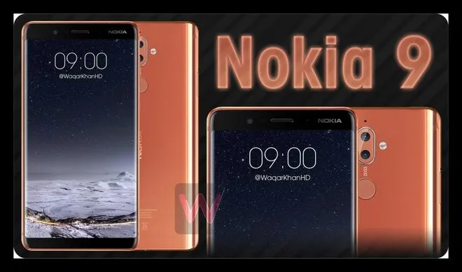 Pierwsze rendery Nokii 9 pokazują bezramkową konstrukcję