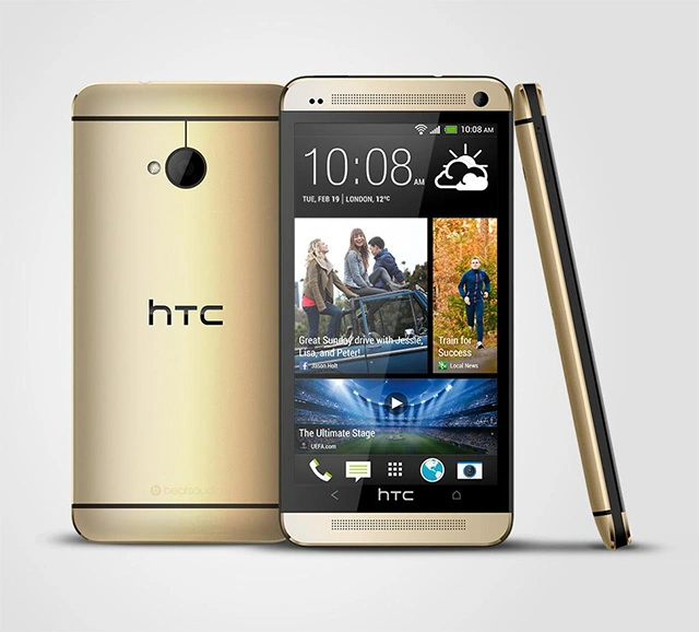 Złoty HTC One