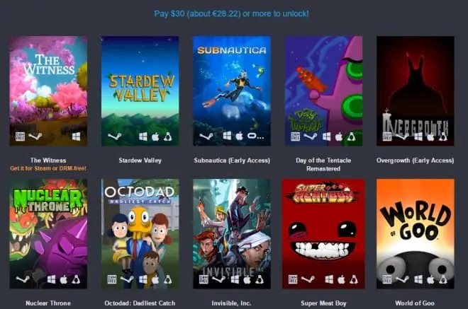 Ogromna paczka gier w nowym Humble Bundle