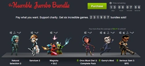 Humble Jumbo Bundle – nowa paczka z grami do kupienia za grosze