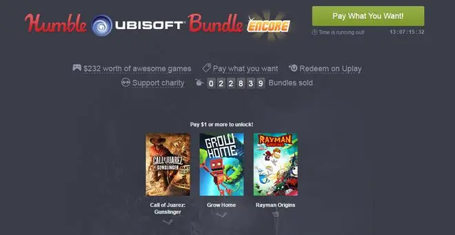 Gry Ubisfotu w najnowszej ofercie Humble Bundle. Warto!