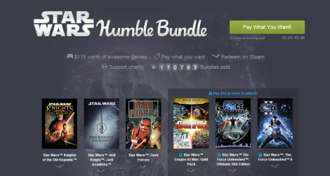 Wyprzedaż gier na Humble Bundle dla fanów Gwiezdnych Wojen