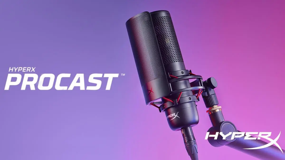 Profesjonalne nagrywanie jak w studiu z mikrofonem HyperX ProCast XLR