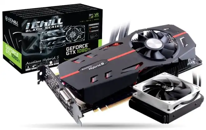 Inno3D GTX 1080 Ti Black to karta graficzna z podwójnym chłodzeniem