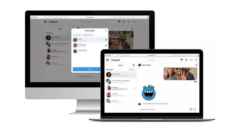 Instagram – DM’y wysyłać można teraz także z poziomu przeglądarki