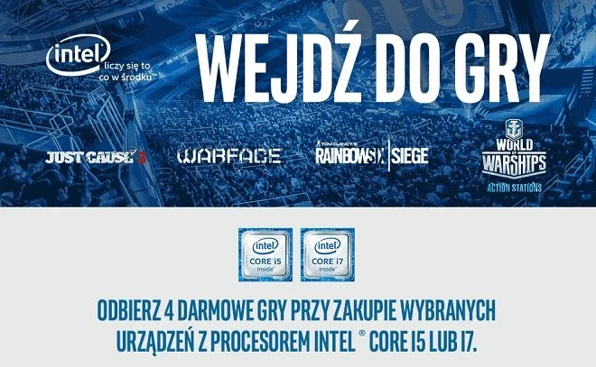 Kup komputer, a Intel doda gry o wartości 670 złotych