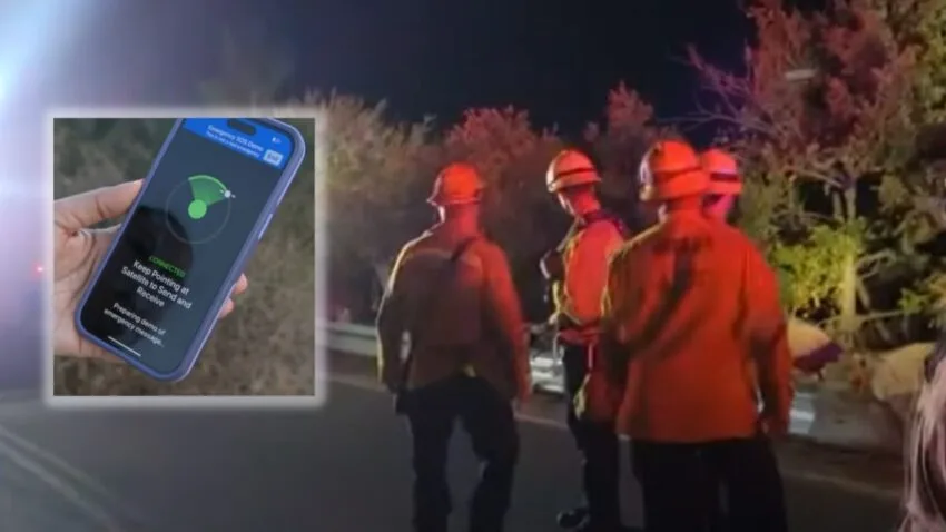 Mężczyzna spadł w samochodzie ze zbocza góry. Uratował go iPhone