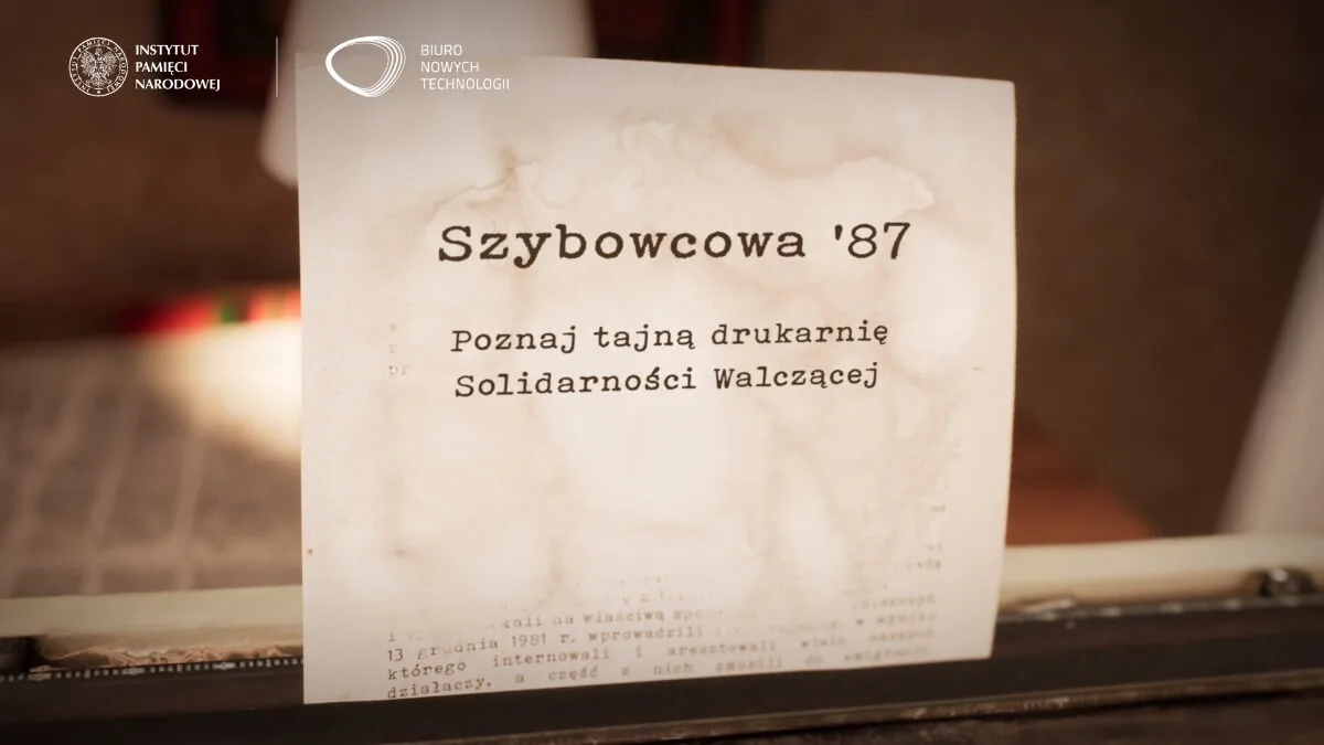 IPN tworzy kolejną patriotyczną grę. Solidarność w roli głównej