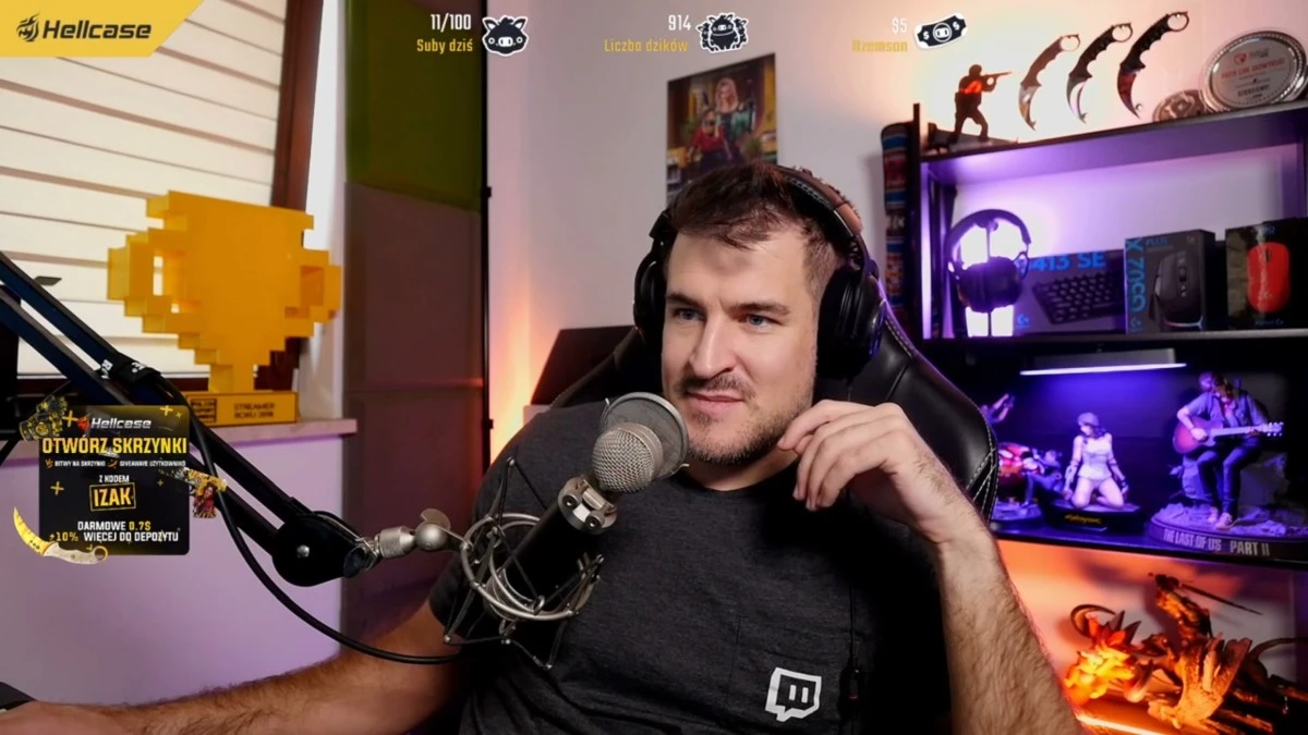Polski streamer Izak zdradził, ile wydał na Steamie. Kwota jest porażająca