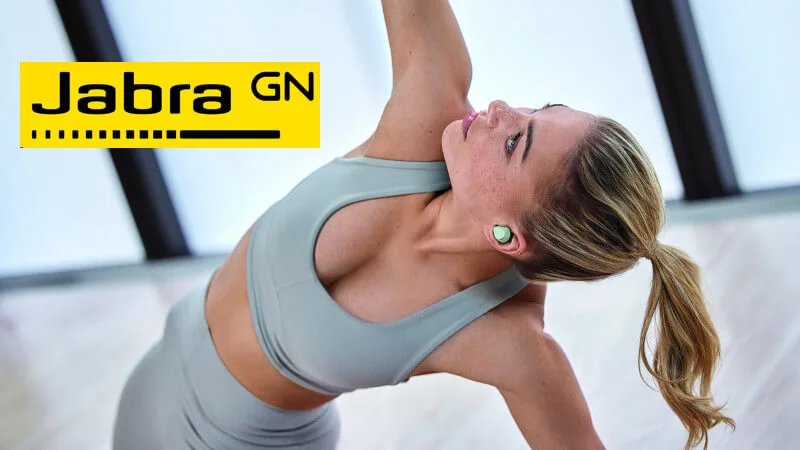 Słuchawki Jabra Elite 4 Active, poprawiające słuch Enhance Plus i kamerka PanaCast 20