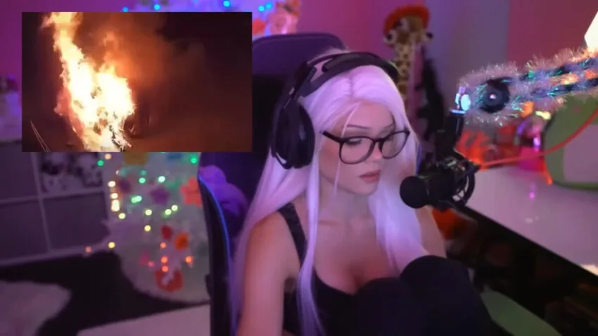Streamerka przeżyła koszmar. Widz przyjechał pod dom i spalił jej samochód